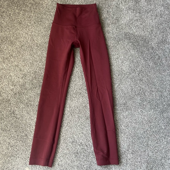 Burgundy Leggings - Picture 1 of 3